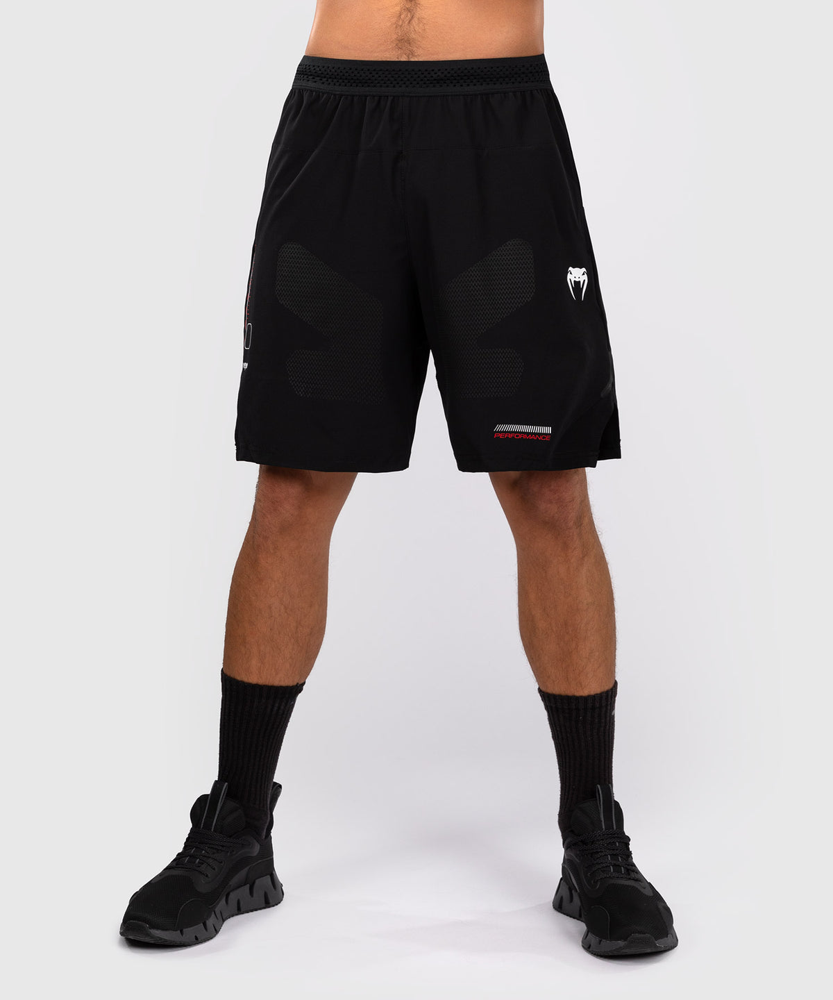 Venum Tactical XT Herren-Trainingsshorts - Schwarz/Feuerrot