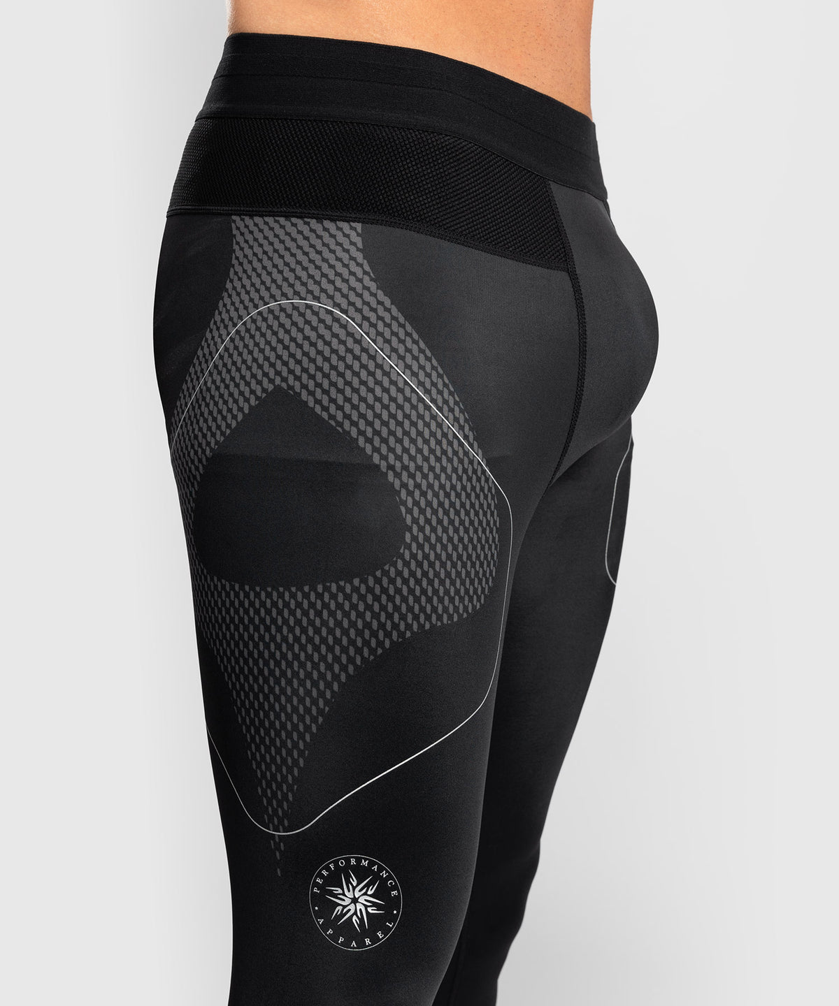 Venum Nexus Pantalones Ajustados – Negro/Plata