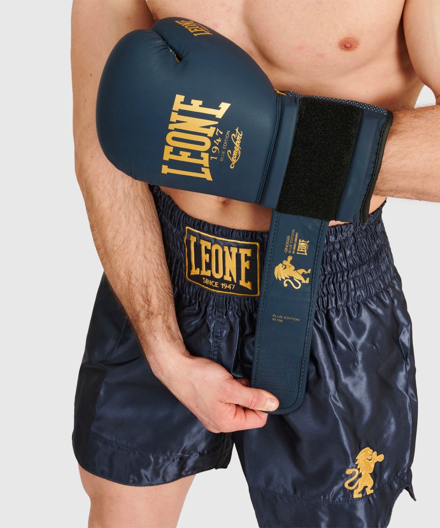 Short Muay Thaï Leone Basic - Bleu