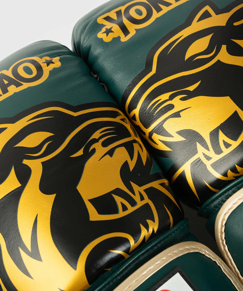 Yokkao Original Gold Boxing Gloves - Green