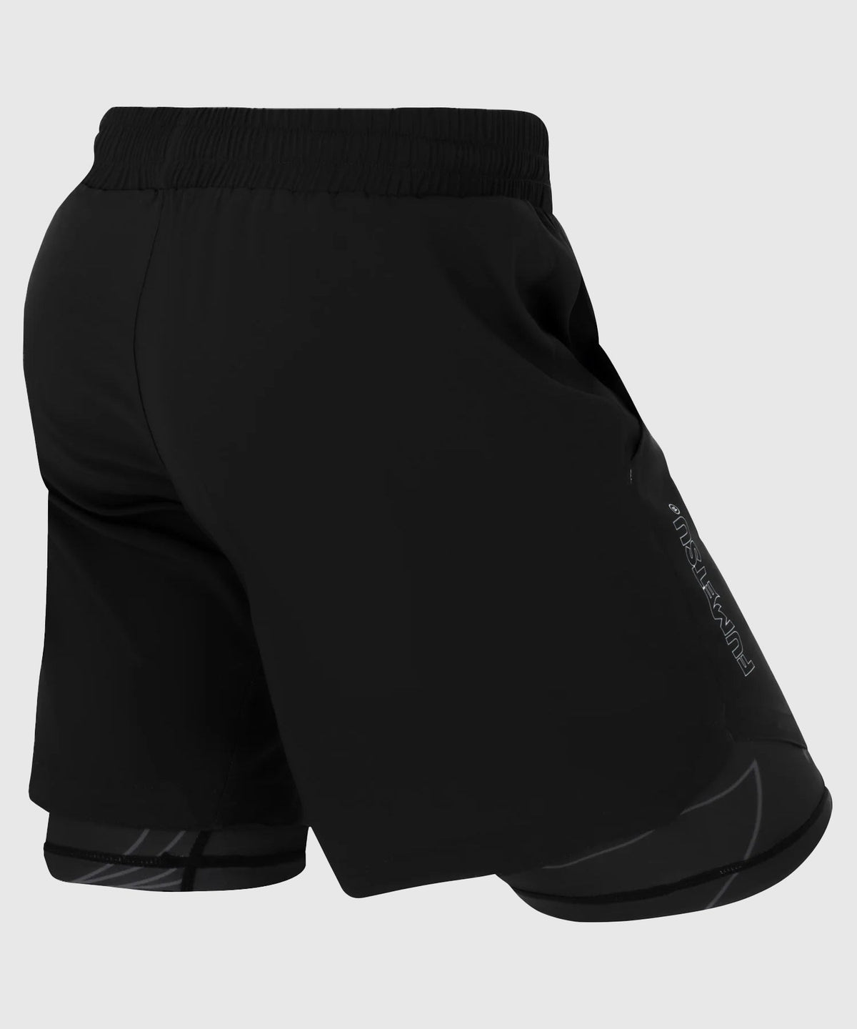 Short de MMA Training Fumetsu Dual Layer Icon - Noir