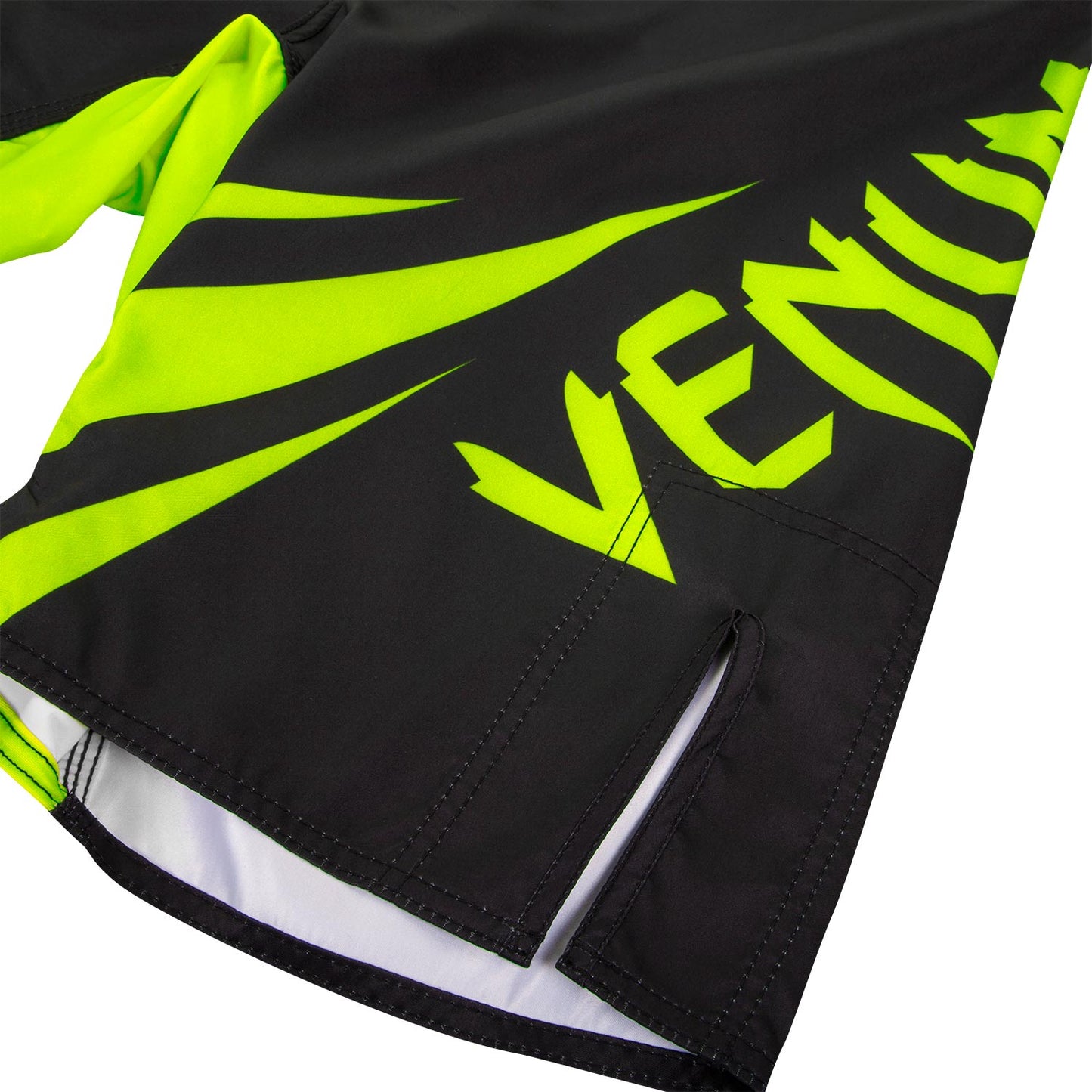 Fightshort Venum Challenger - Noir/Jaune Fluo