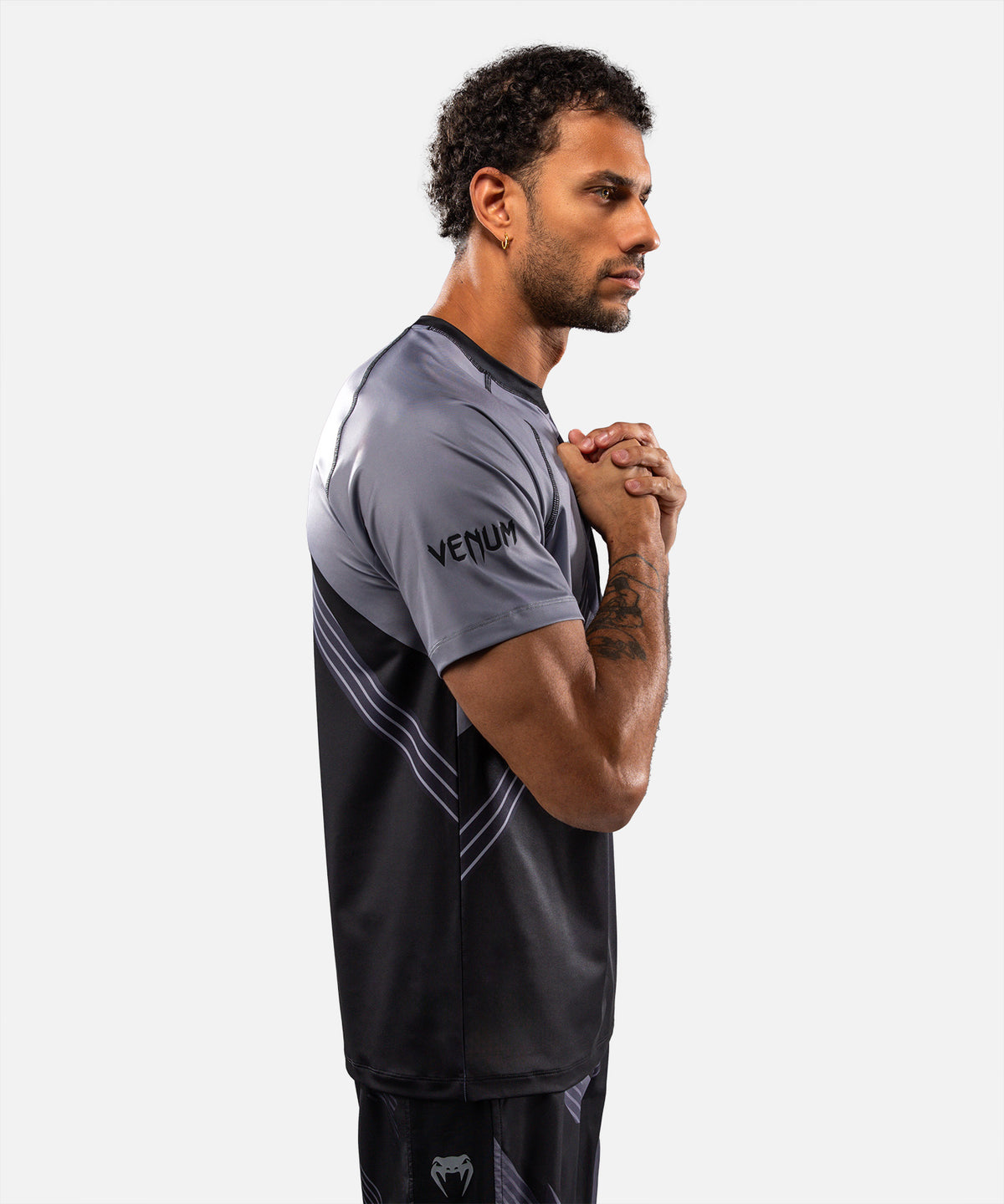 Venum No-Gi 6.0 Dry Tech T-Shirt - Black/Grey