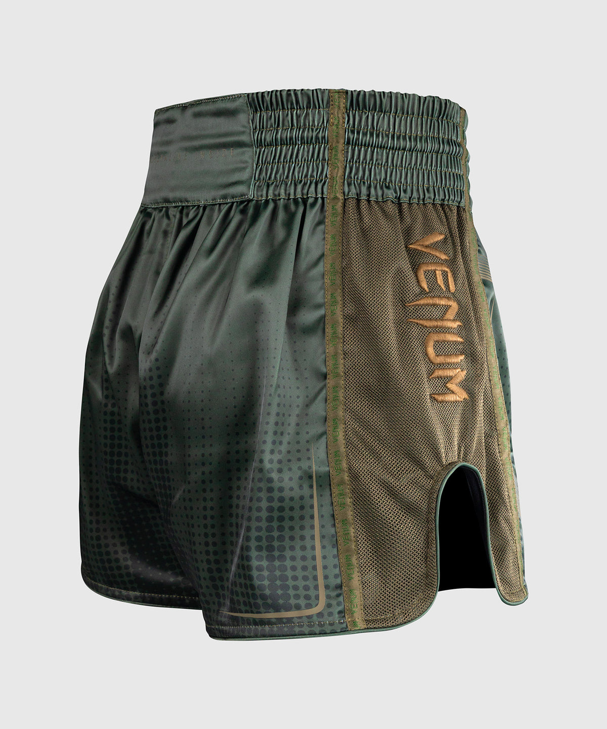 Venum Stealth Pantaloncini Muay Thaï – Kaki/Verde Scuro