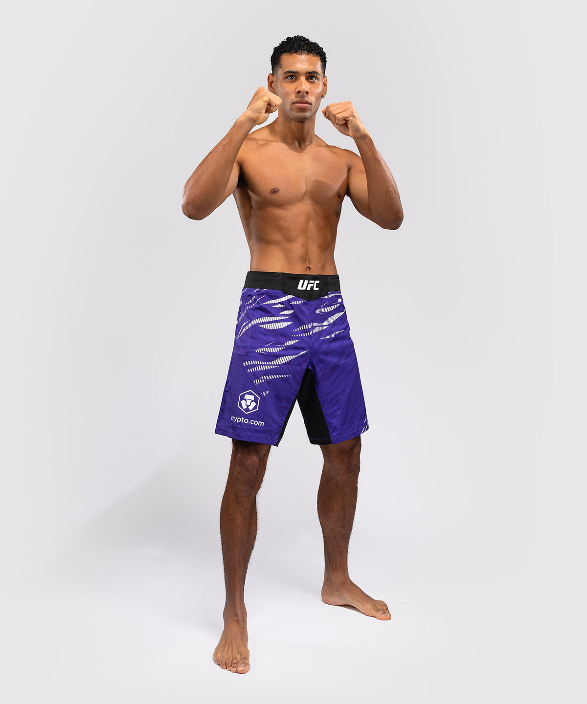 UFC Fusion by Venum Authentic Fight Night Herren Fight Short -Lange Passform - lila