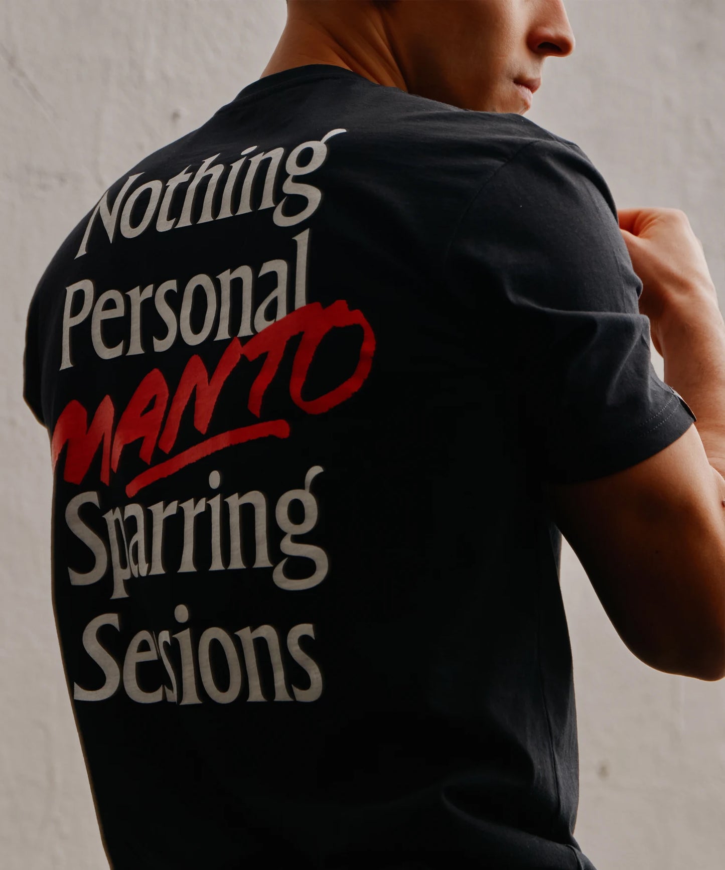 Manto Nothing Personal Trainings-T-Shirt - Schwarz