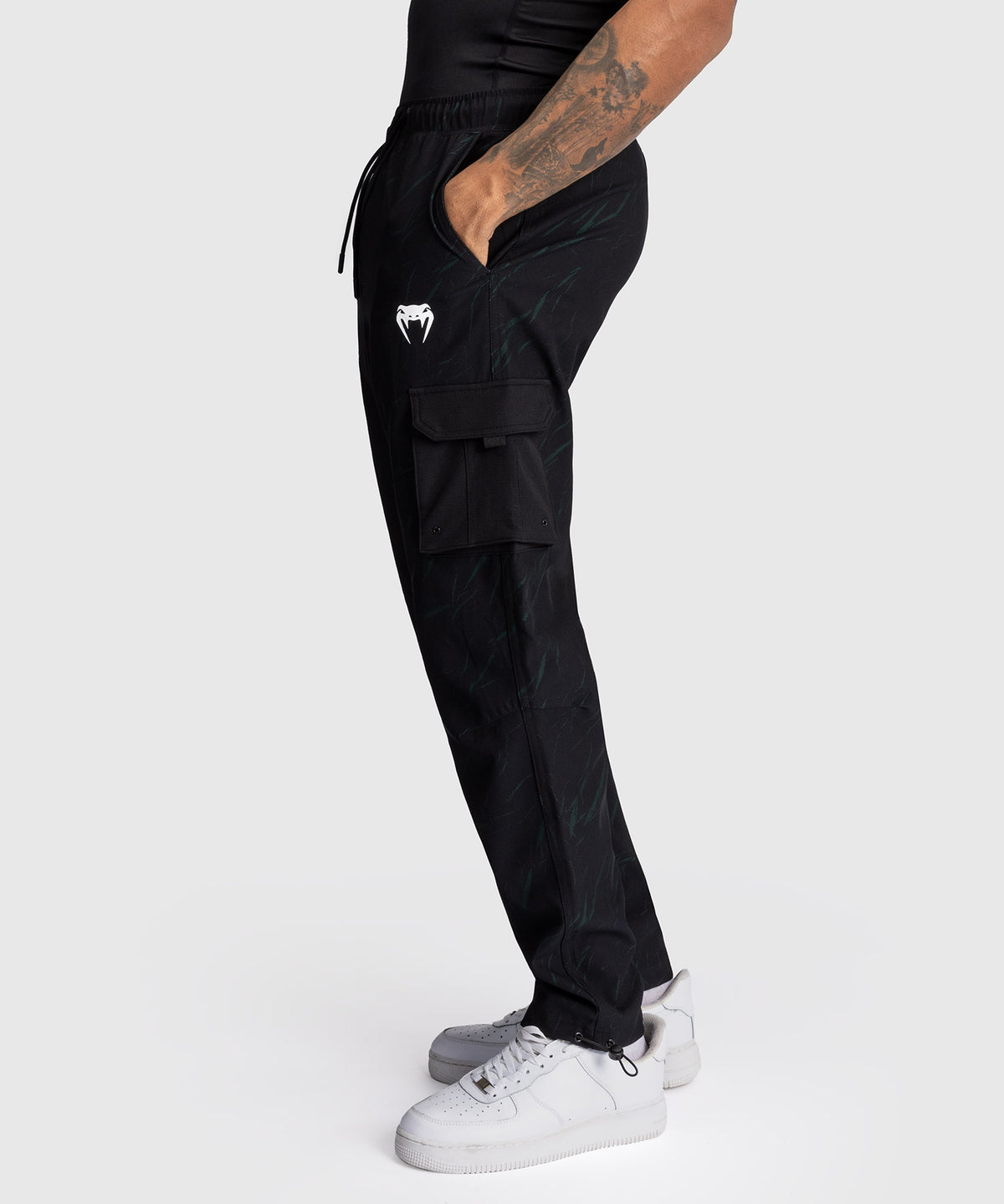 Venum Trooper Pantalones de Chándal Para Hombre - Negro/Verde Bosque