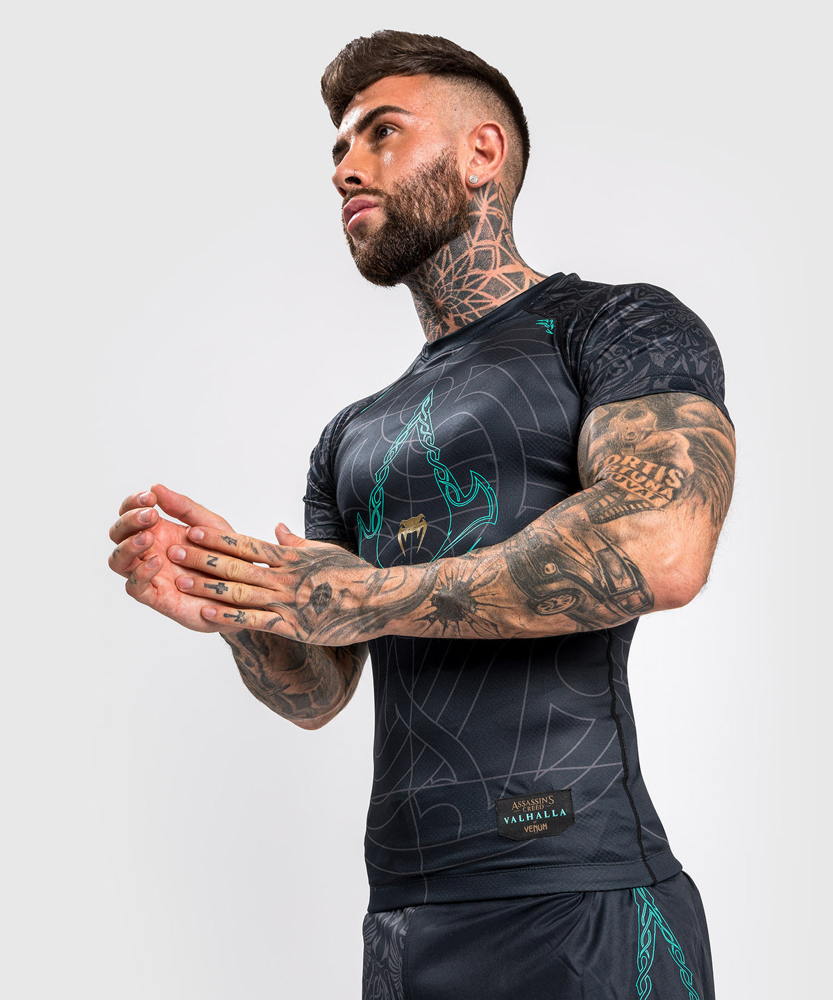 Rashguard Venum Assassin's Creed Reloaded - Mangas cortas - Negro