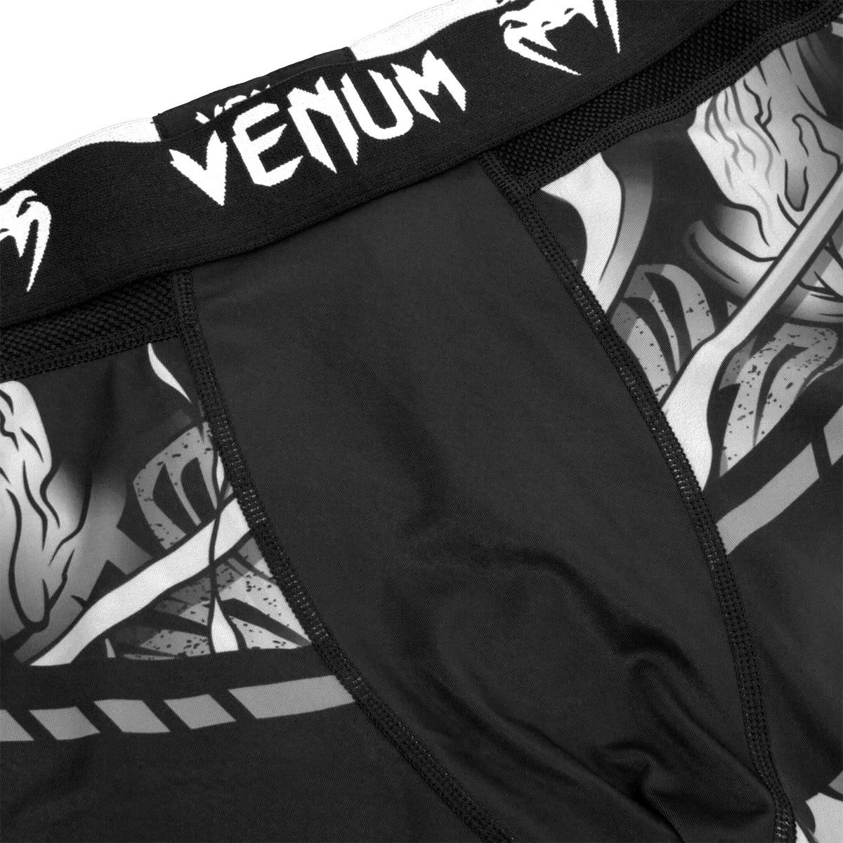 Pantalon de Compression Venum Devil - Blanc/Noir