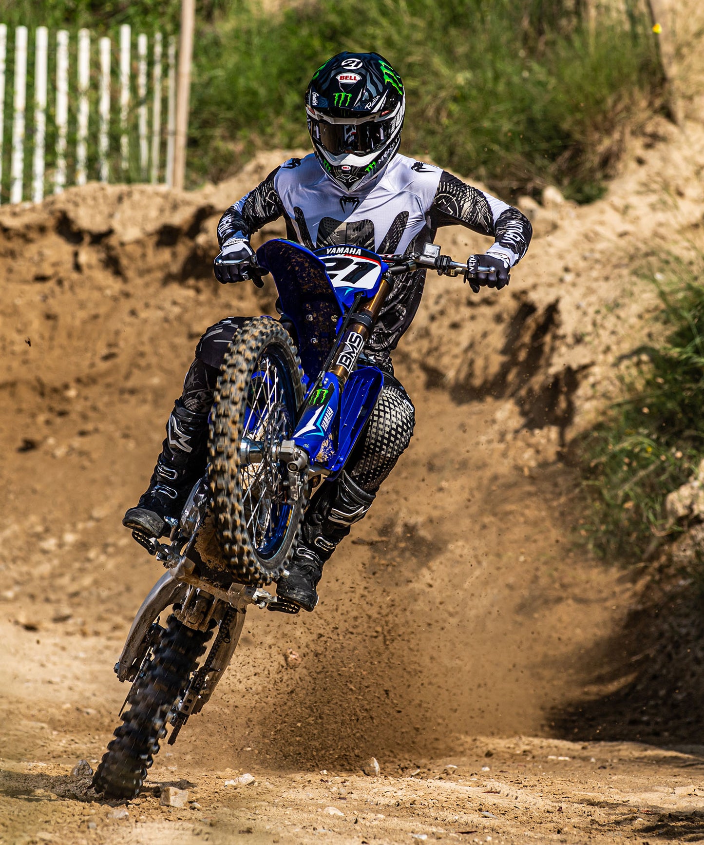 Maillot de Motocross Venum MX Elite Alien - Noir/Sable