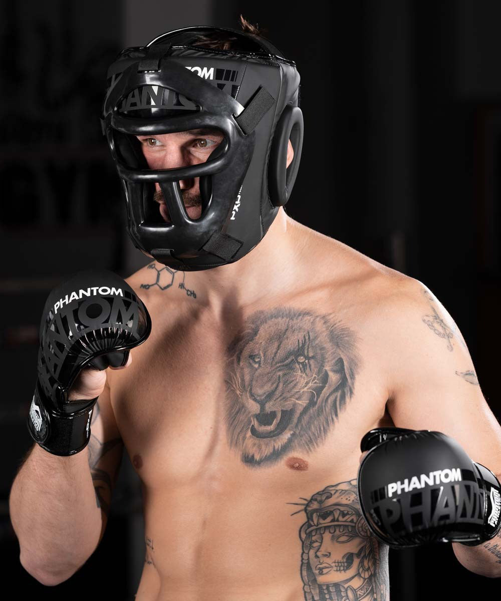 Phantom Athletics Apex Casco de Boxeo – Negro