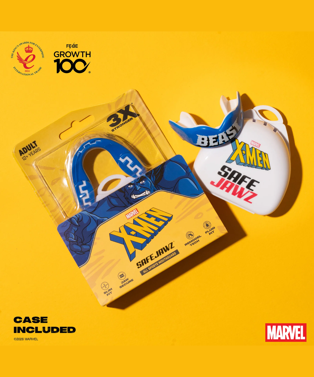 Safejawz Marvel X-Men Beast Paradenti - Blu