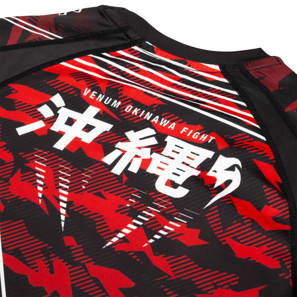 Rashguard Venum Okinawa 2.0 - Manches longues - Noir/Blanc-Rouge