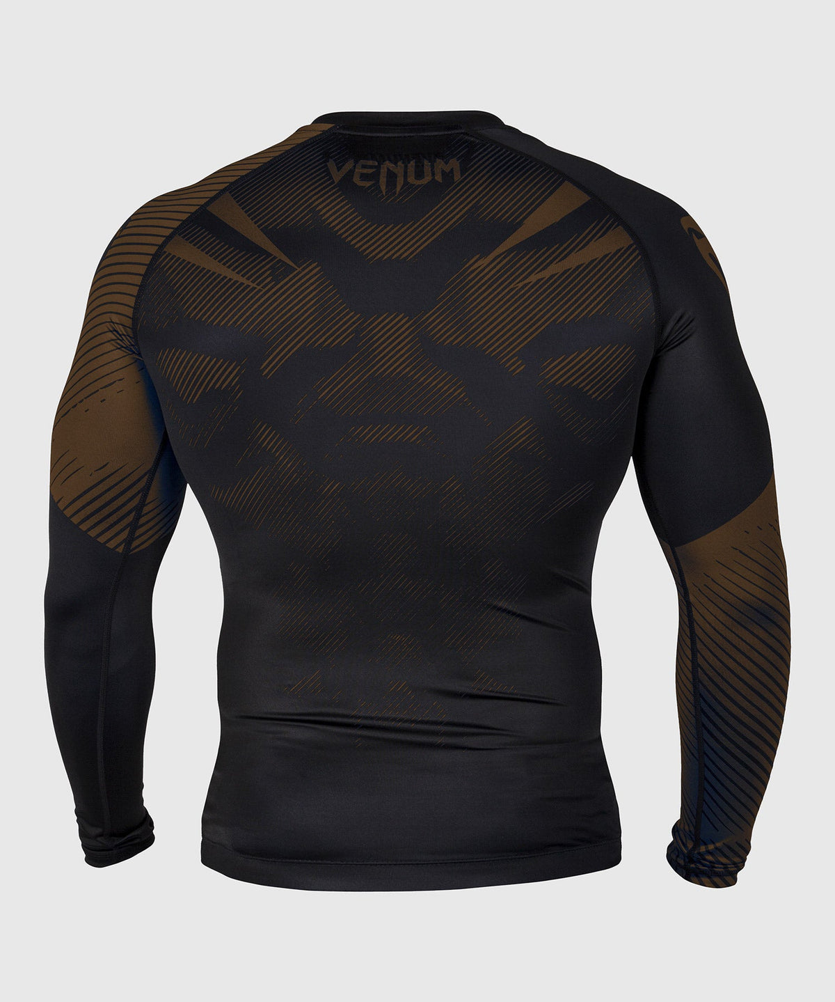Rashguard Venum NoGi 2.0 - IBJJF Approved Long Sleeve - Black/Brown