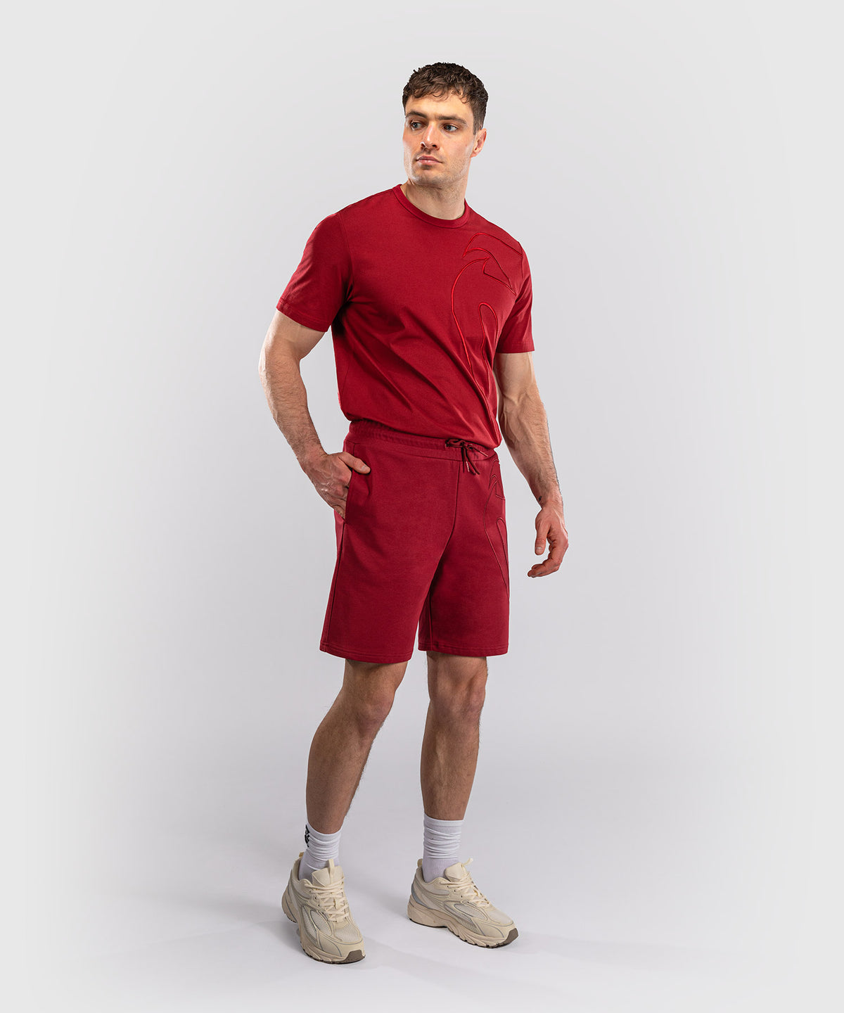 Short en Coton Venum Giant 3D - Rouge