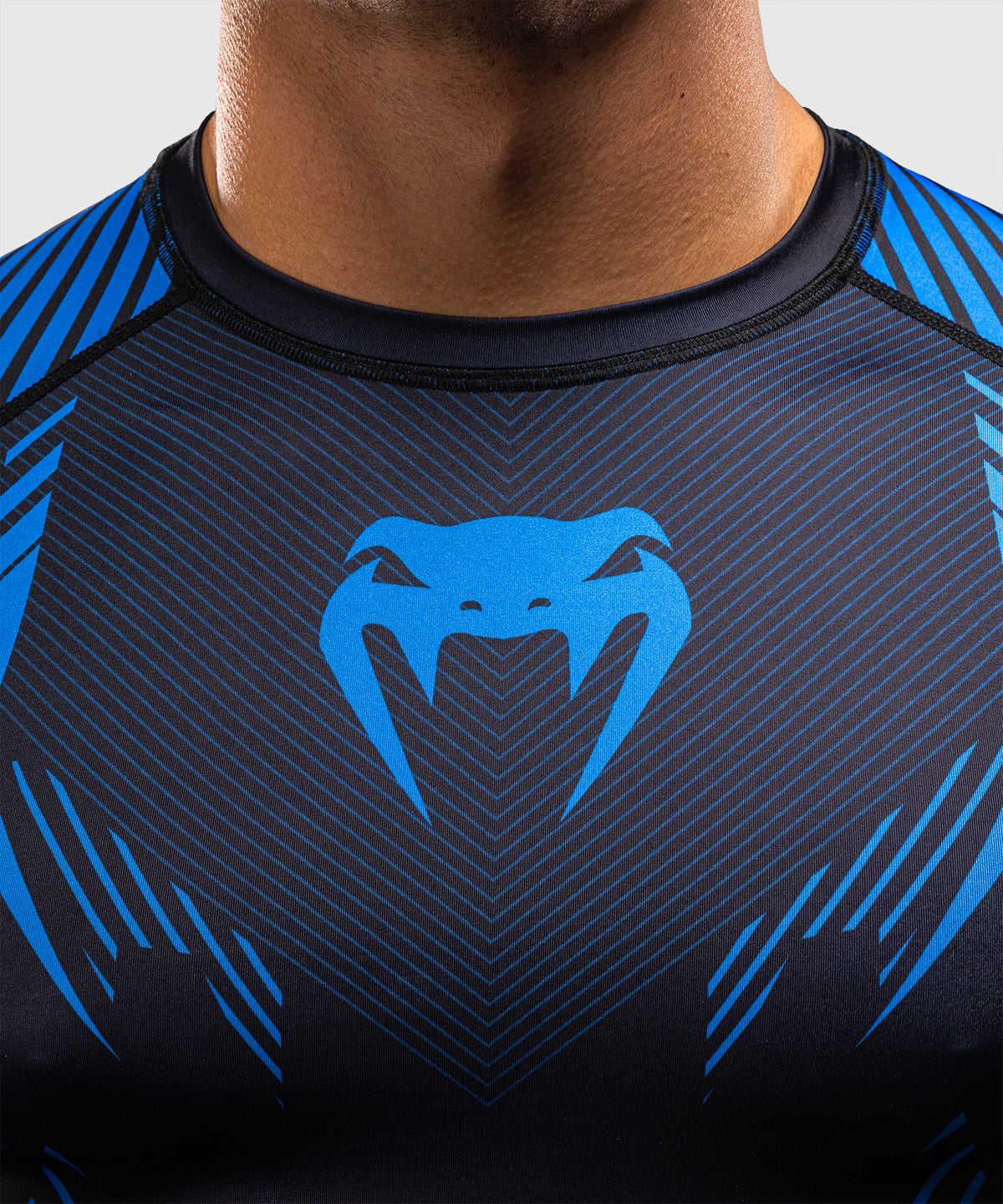 Venum No-Gi 6.0 Rashguard Kurzarm - Schwarz/Blau