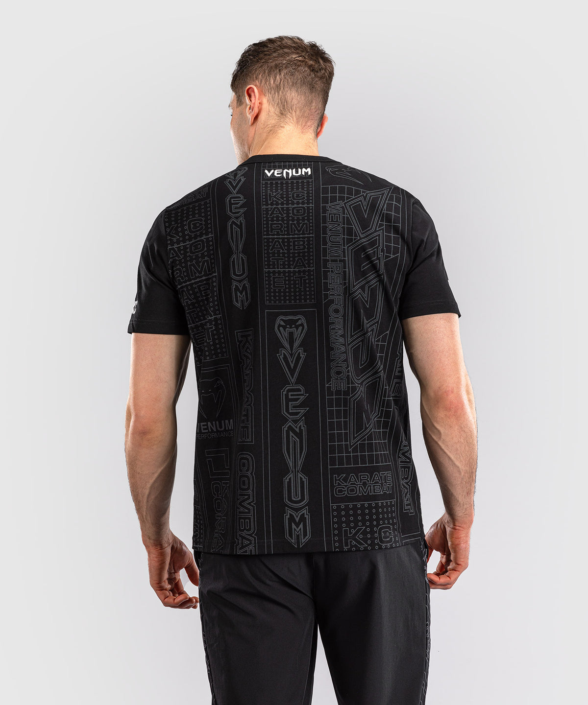 Karate Combat by Venum Camiseta – Negro/Gris