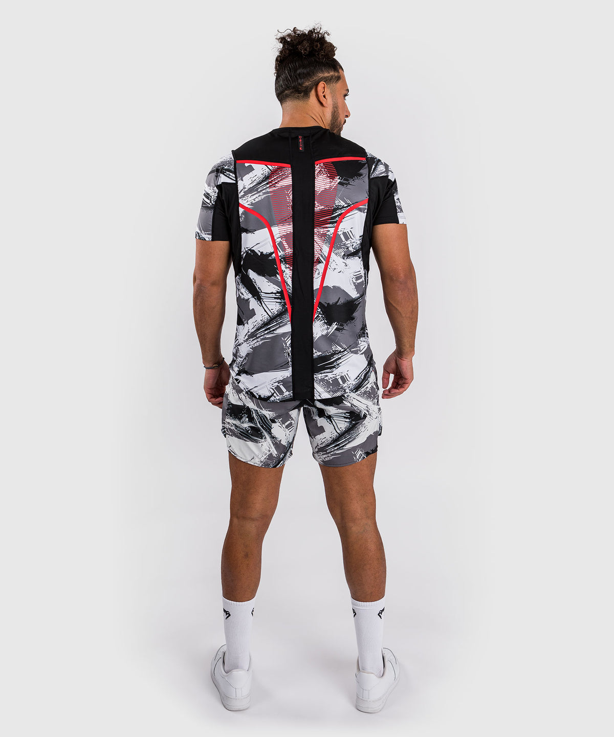 Venum Electron 3.0 Maglietta Dry-Tech - Grigio/Rosso