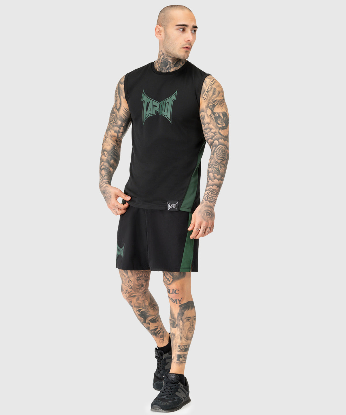 Tapout Training Tank Top - Schwarz/Grün