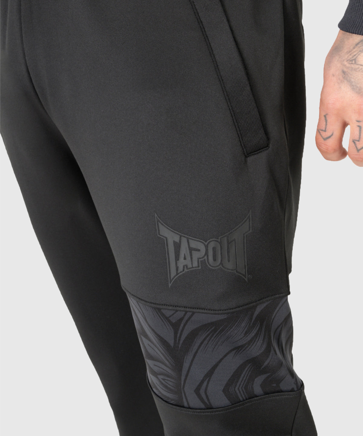 Tapout Spirit Conjunto de Jogging - Negro/Grau