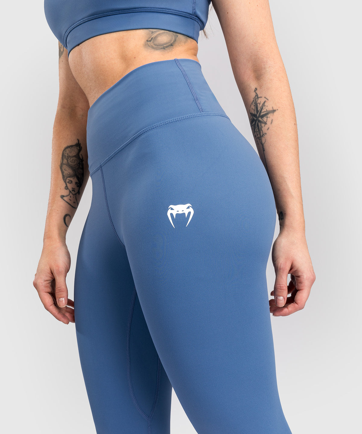 Venum Essential Leggings da Donna - Blu Tempesta