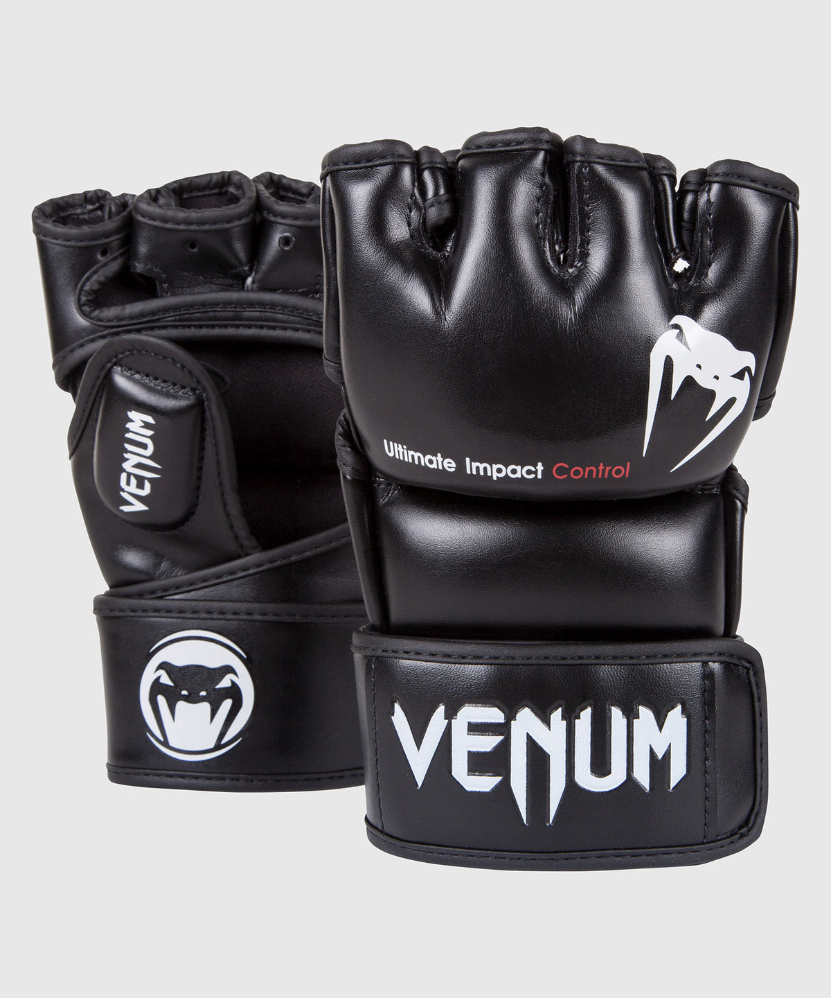 Venum Impact Guanti MMA - Pelle Skintex - Nero