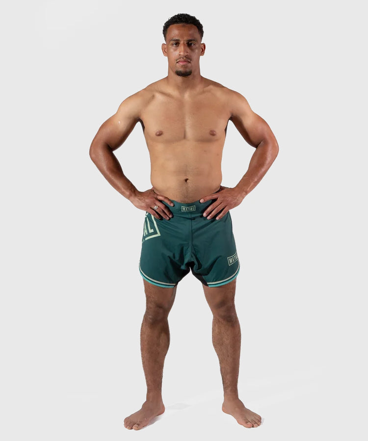 Metal Boxe Deep Waters Fightshorts - Grün