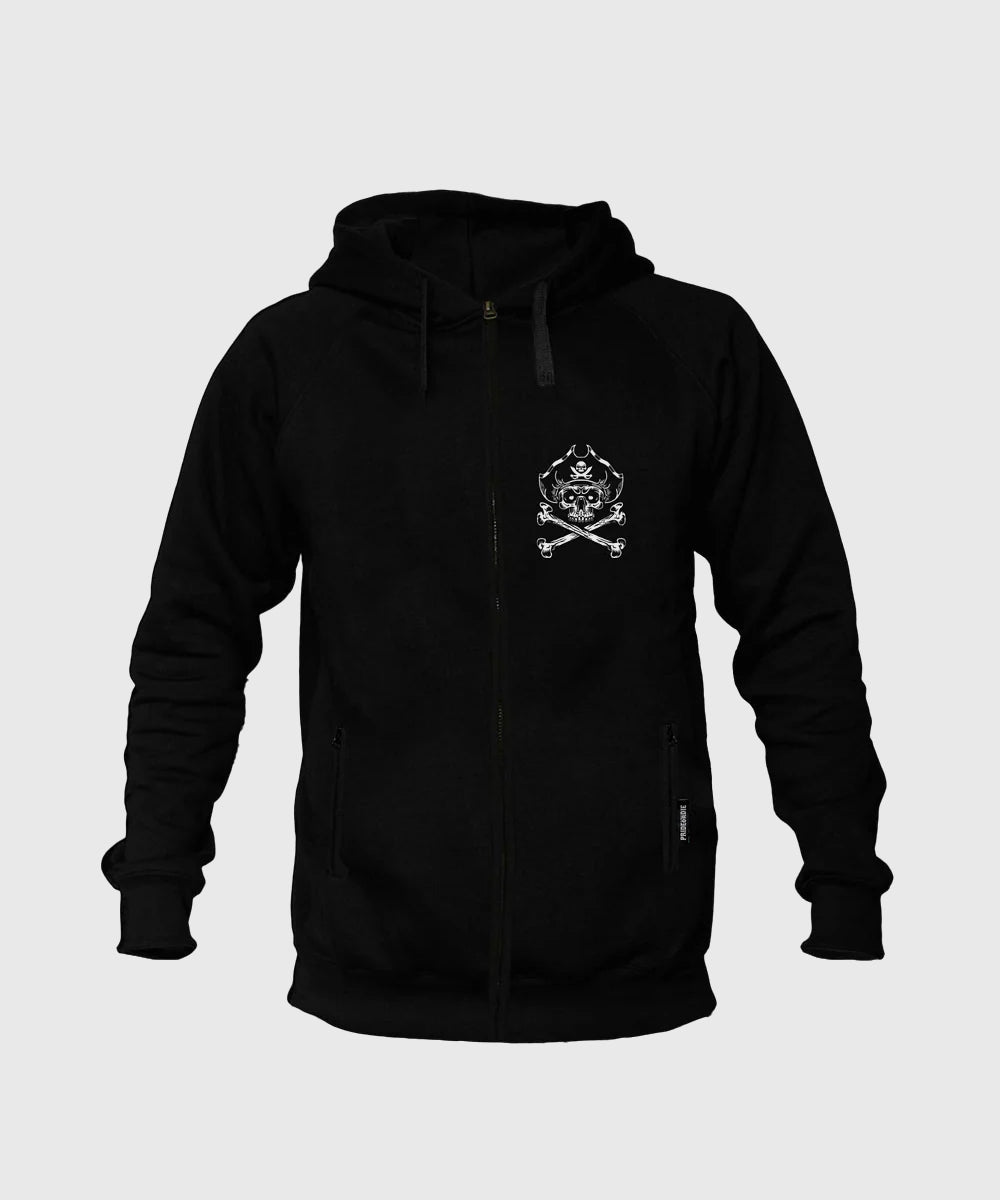 Pride Or Die Pirate Sudadera con Cremallera - Negro