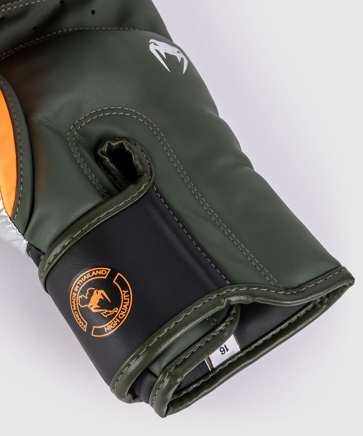 Venum Elite Boxhandschuhe - Schwarz/Silber/Kaki