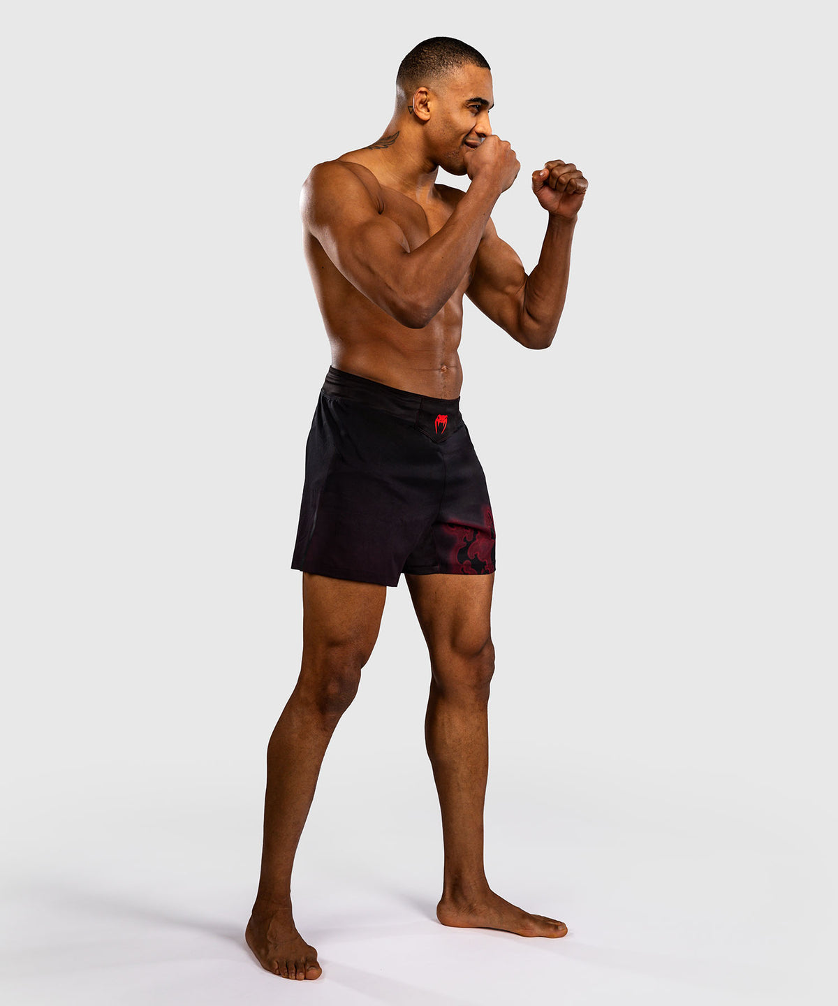 Short de Combat Venum Spectre – Noir/Rouge