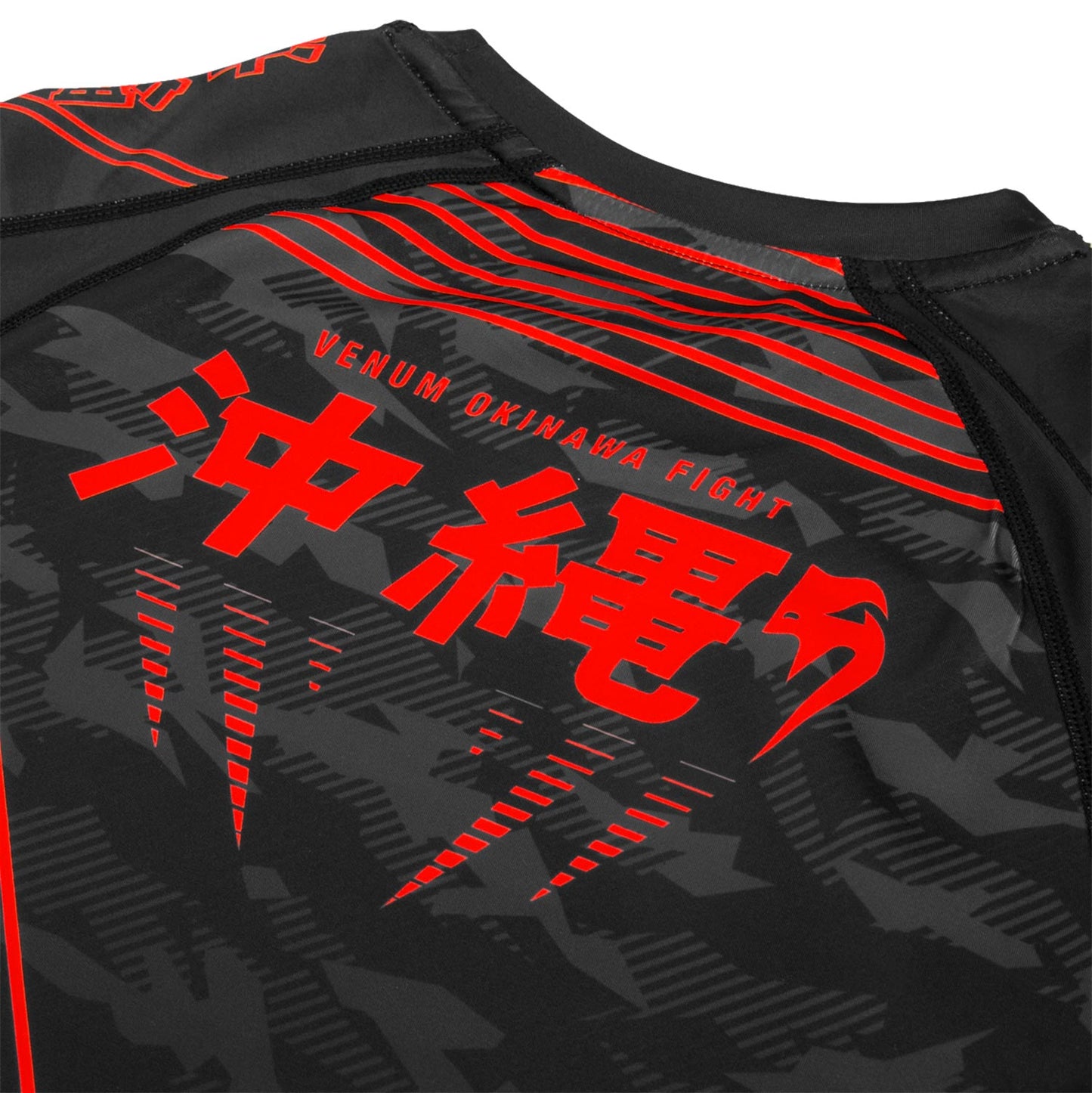 Venum Okinawa 2.0 Rashguard - Short Sleeves - Black/Red