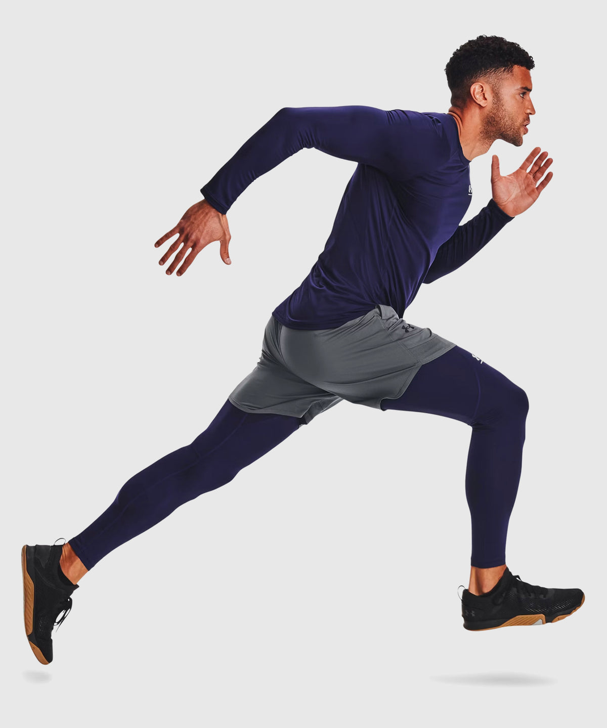 Pantalon De Compression Under Armour Coldgear - Bleu Marine