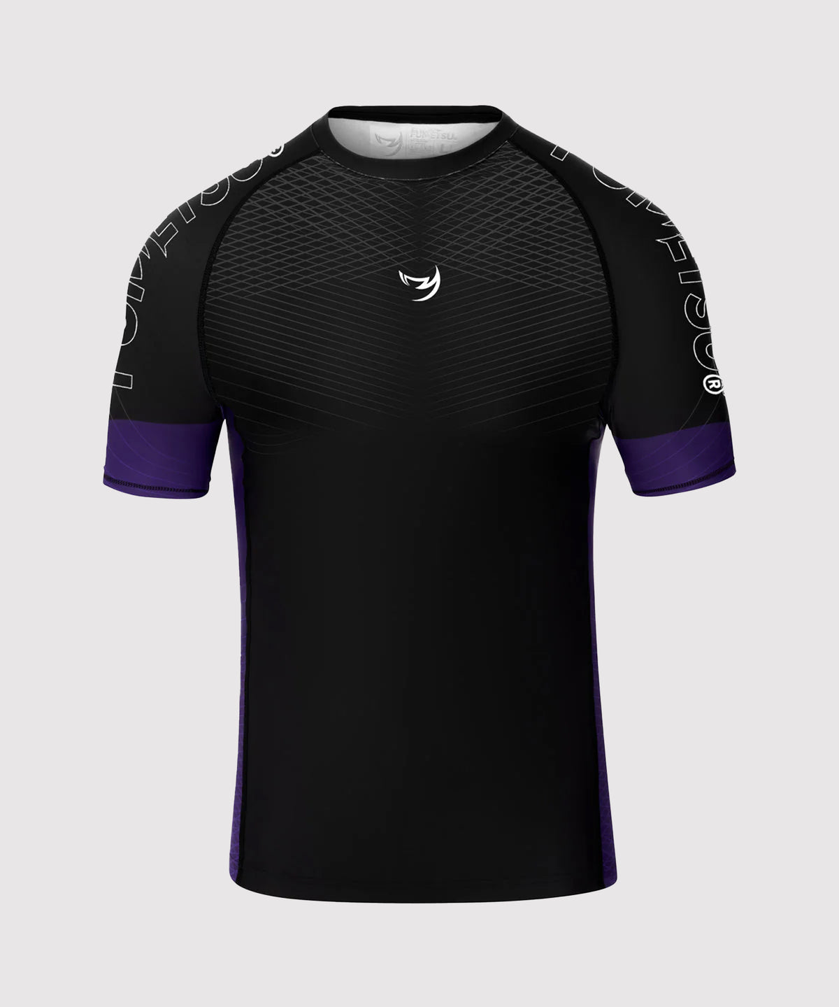 Fumetsu Competitor Mk2 Rashguard de Manga Corta - Negro/Violeta
