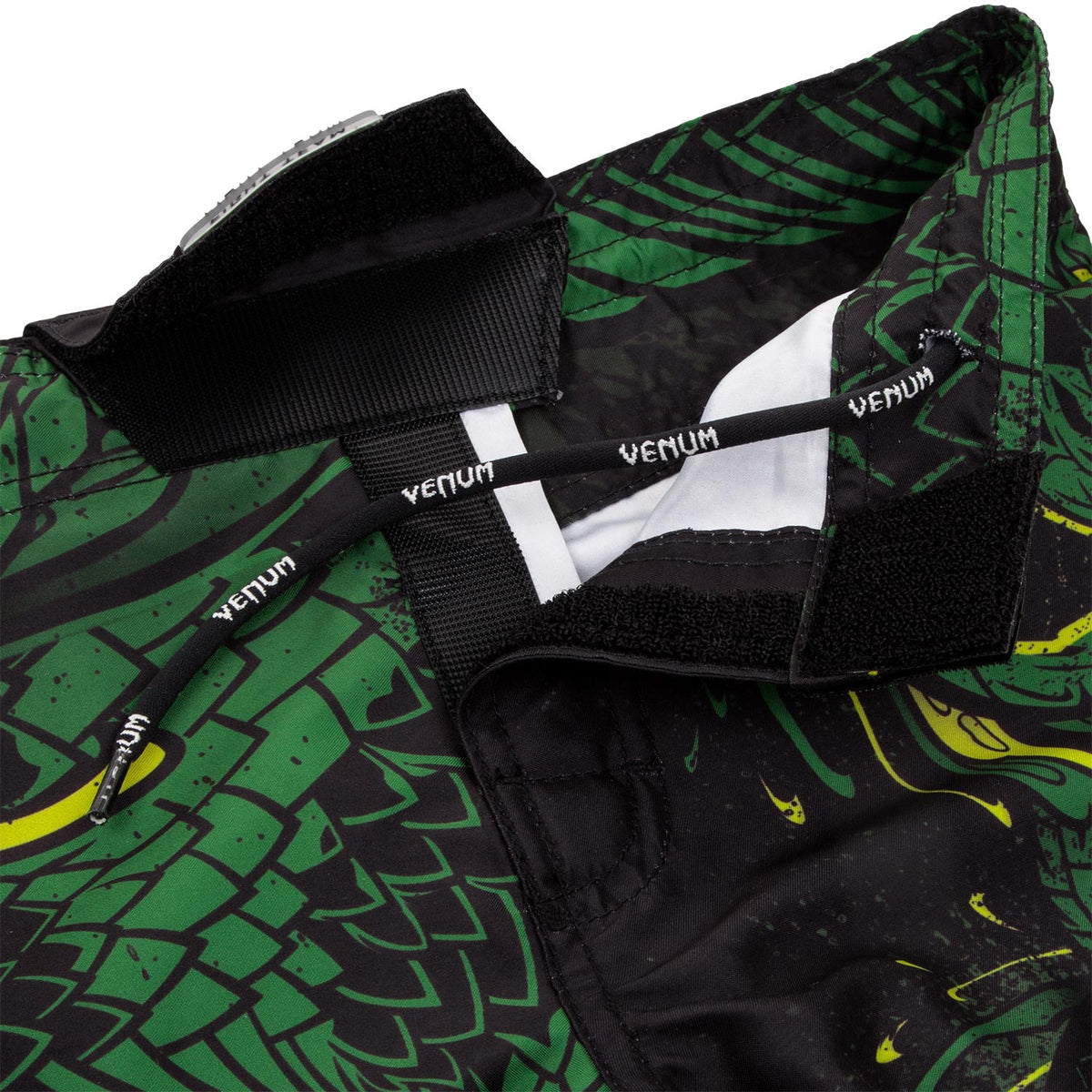 Fightshort enfant Venum Green Viper Kids - Noir/Vert