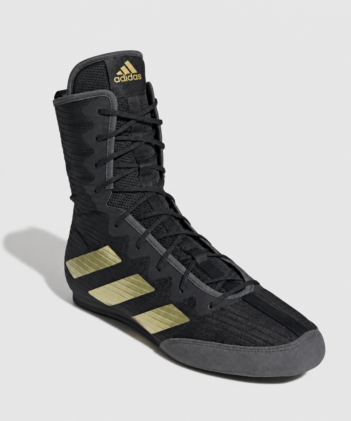 Chaussures de Boxe Adidas Box Hog 4 - Noir/Or