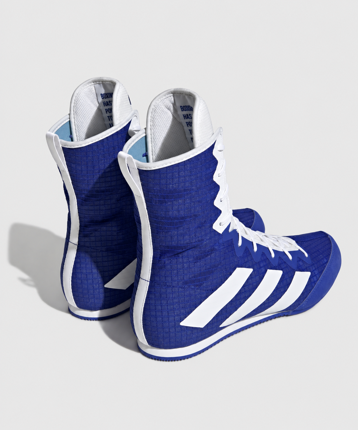 Adidas Box Hog 4 Boxschuhe - Blau/Weiß