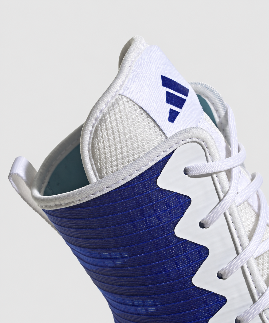 Adidas Box Hog 4 Boxschuhe - Blau/Weiß