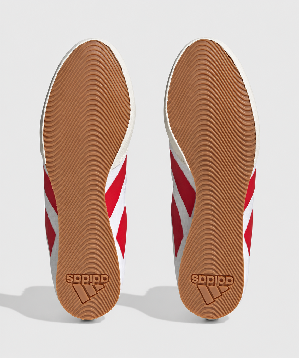 Chaussures de Boxe Adidas Box Hog 4 - Blanc/Rouge
