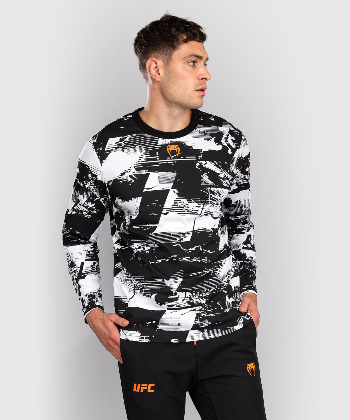 UFC Zenith by Venum Authentic Fight Week Camiseta de manga larga Hombre - Blanco