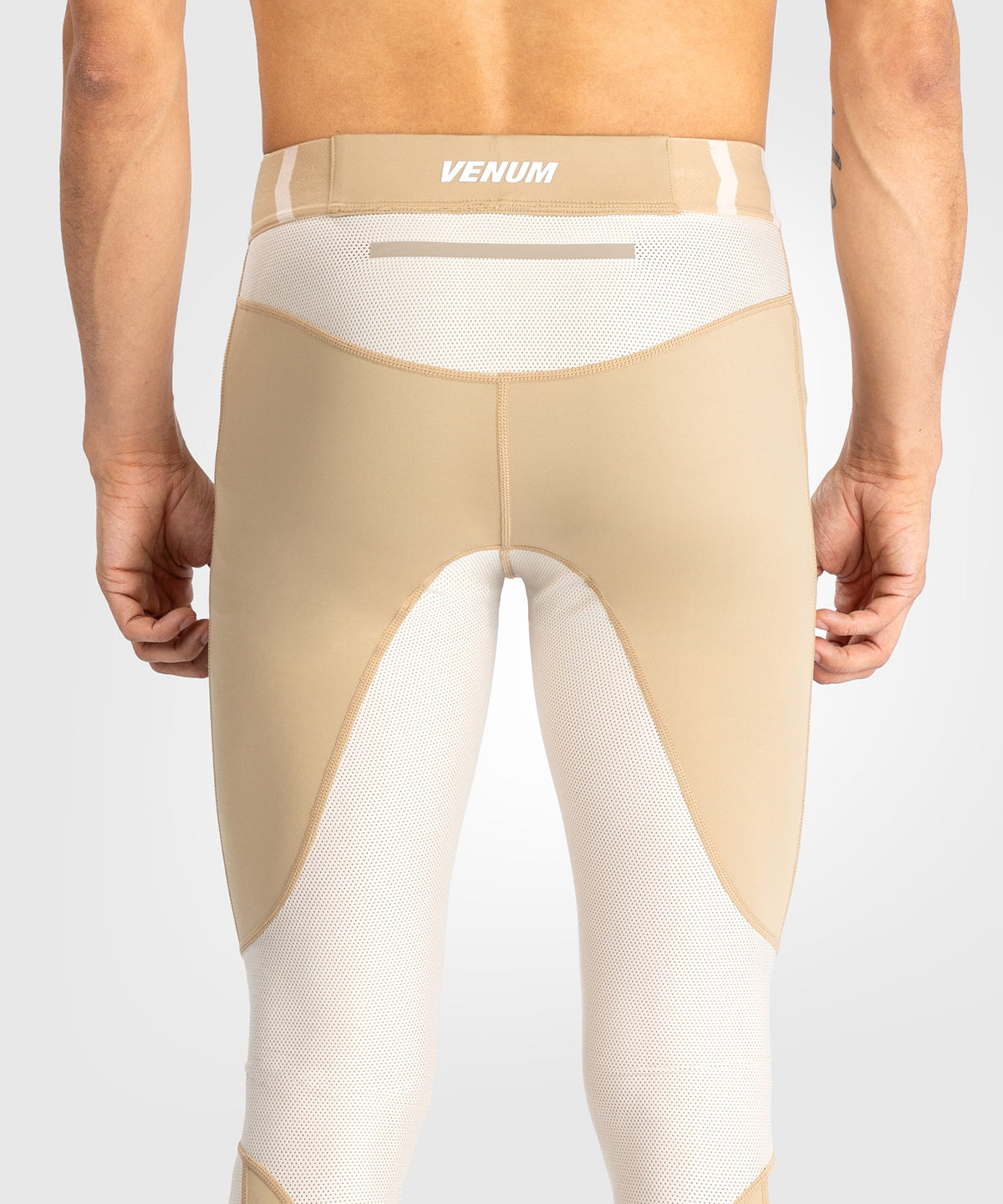 Pantalon de Compression pour Hommes Venum Tempest - Beige/Sable
