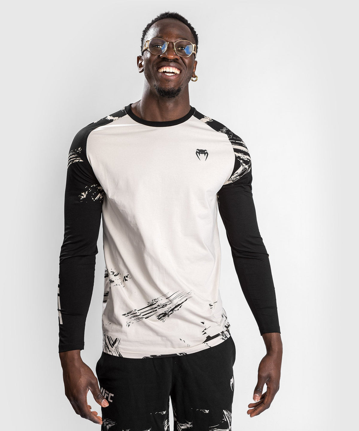 T-Shirt UFC Venum Authentic Fight Week 2.0 - Long Sleeve - Sand