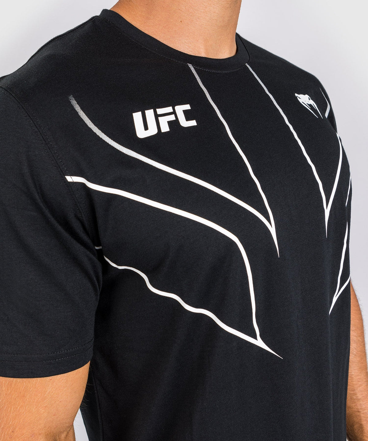 Venum Fight Night 2.0 Replica UFC Herren T-Shirt - Schwarz