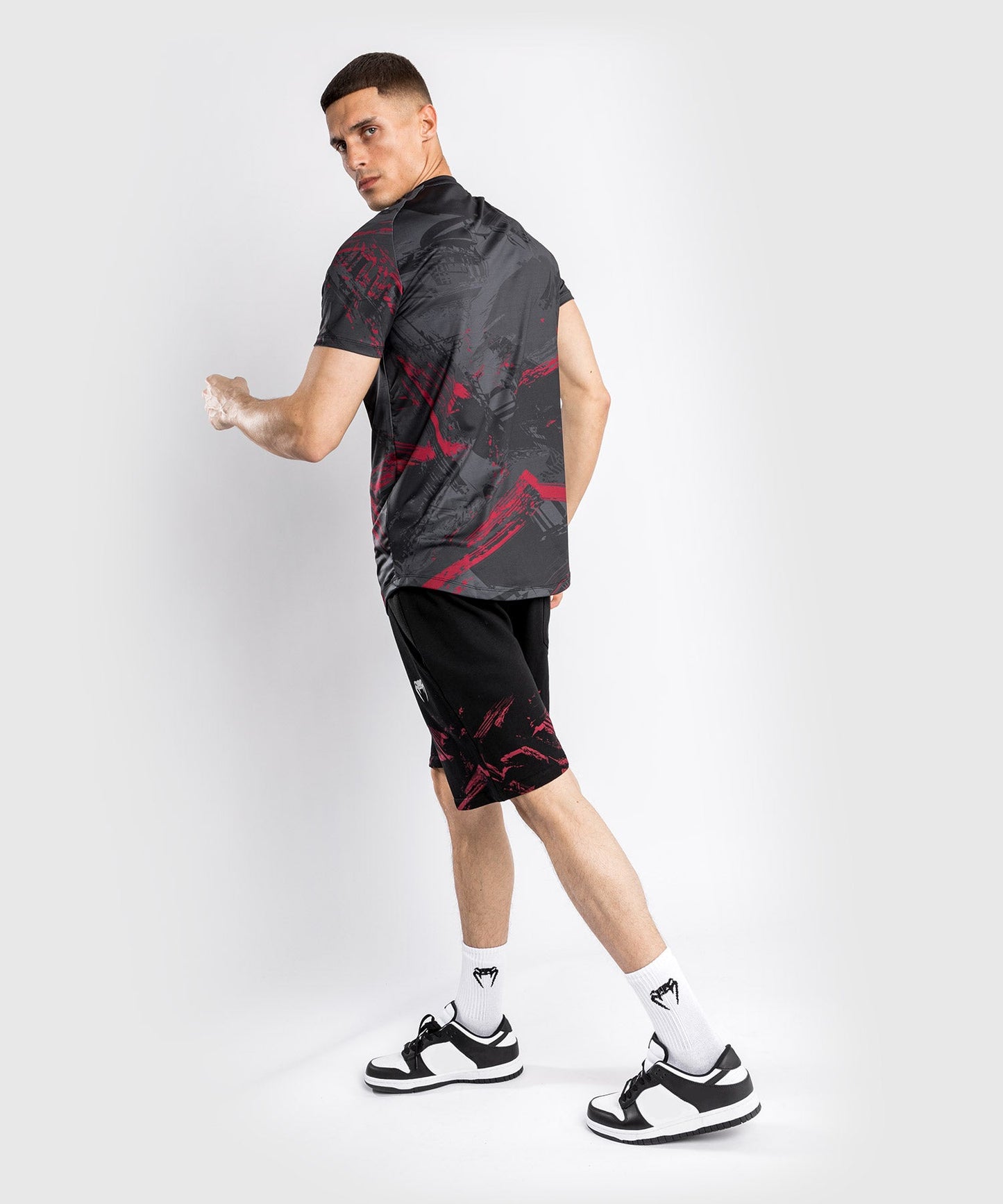 Dry Tech Kurzarm T-Shirt Mann UFC Venum Authentic Fight Week 2.0 - Schwarz