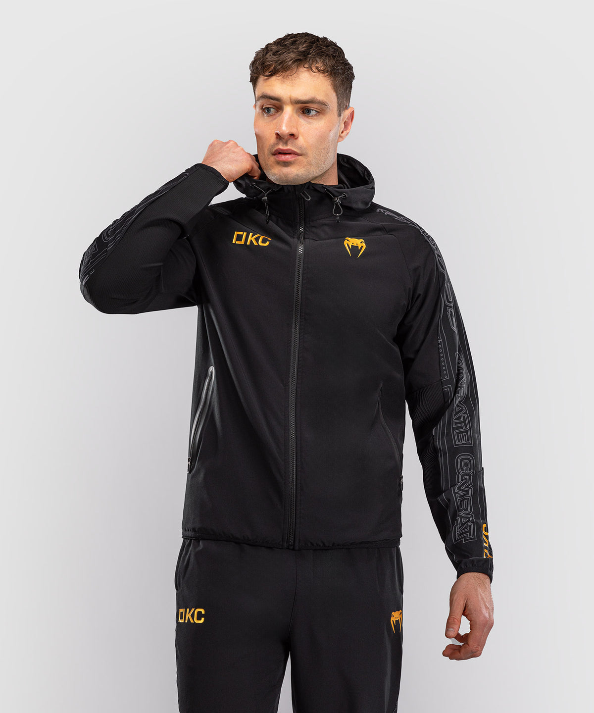 Karate Combat by Venum Trainingsjacke – Schwarz/Grau
