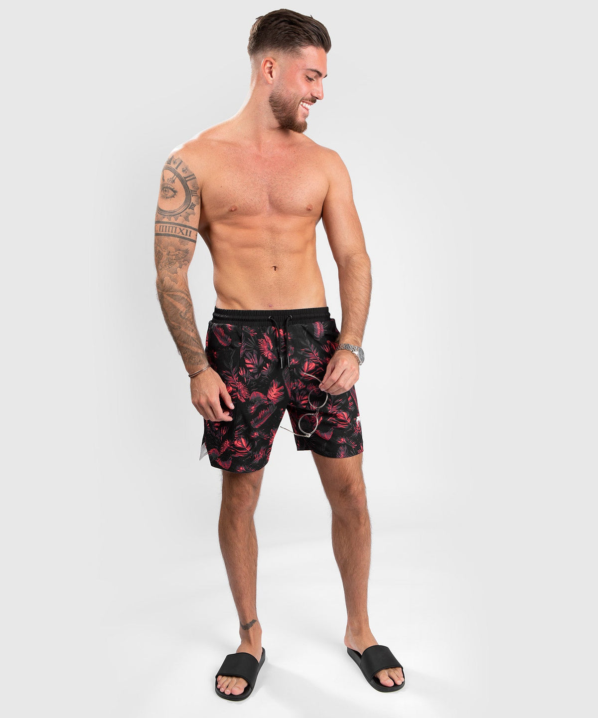 Short de Bain Venum Bali Jungle - Rouge