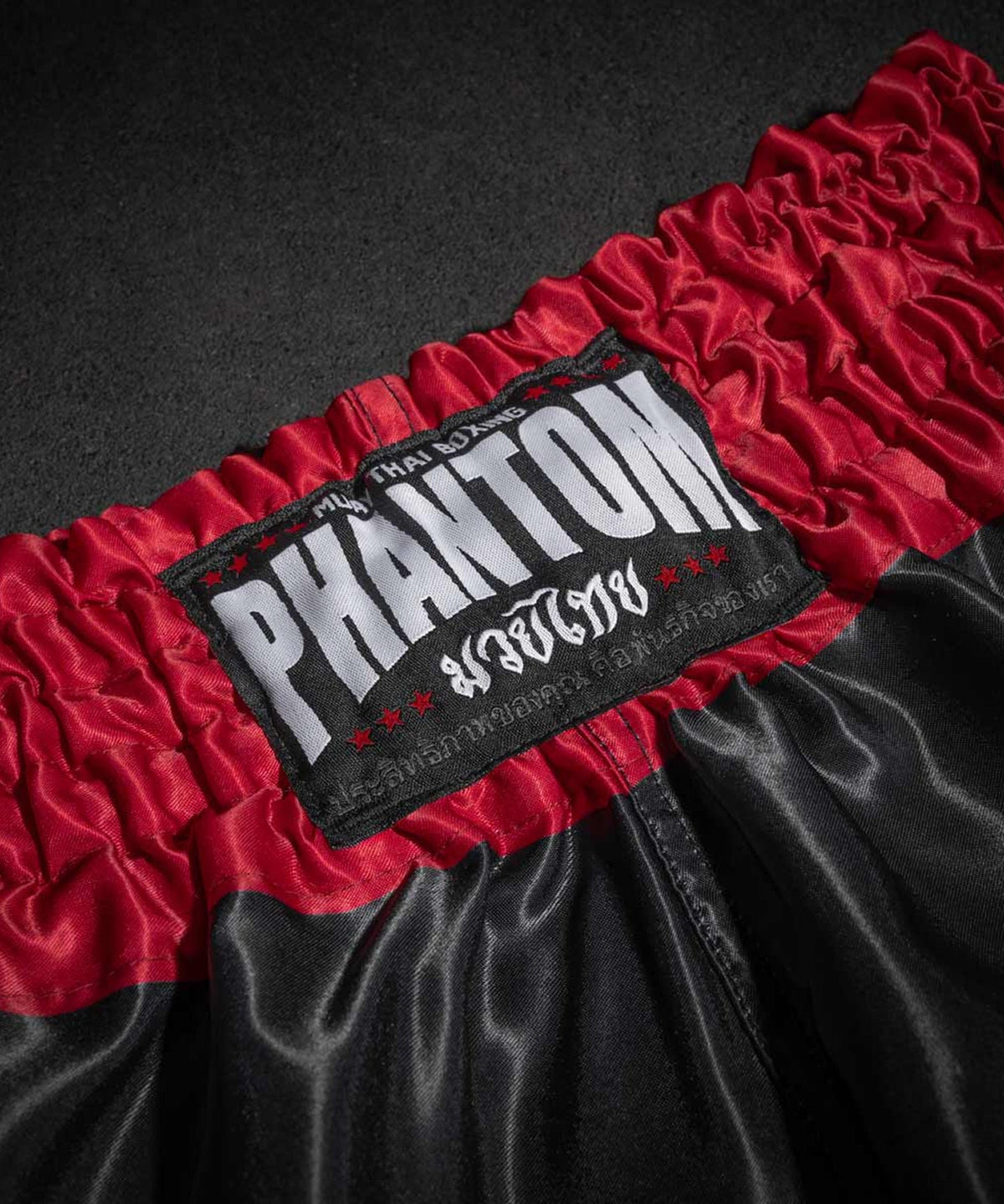 Phantom Athletics Tiger Unit Muay Thai Shorts - Black/Red
