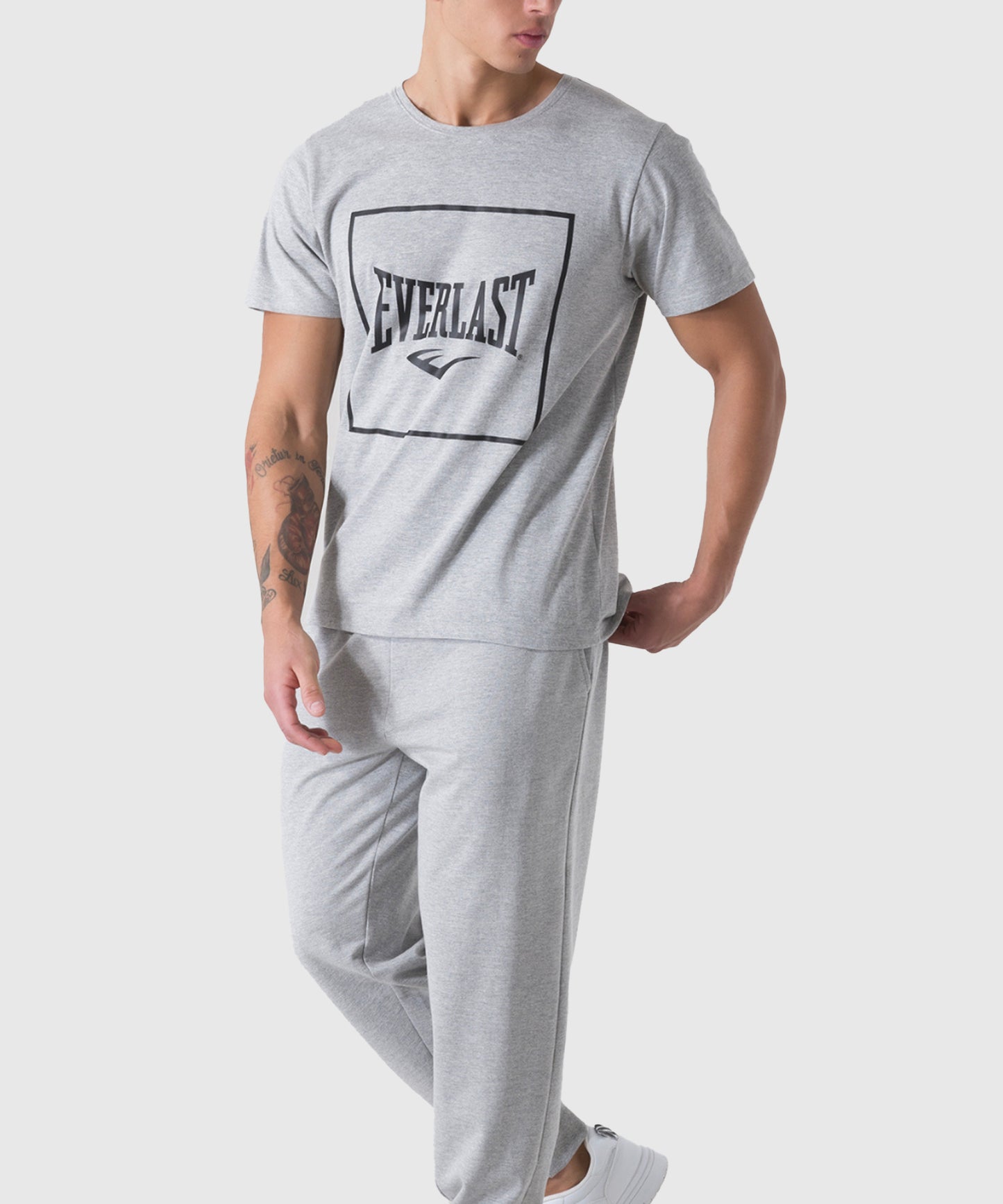 Everlast Regular Square T-shirt - Grigio Melange