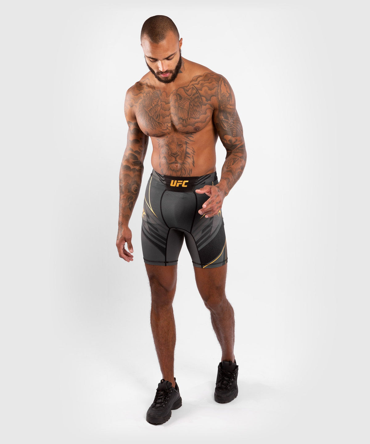 Men's UFC Venum Authentic Fight Night Compression Short - Long Cut - Champion