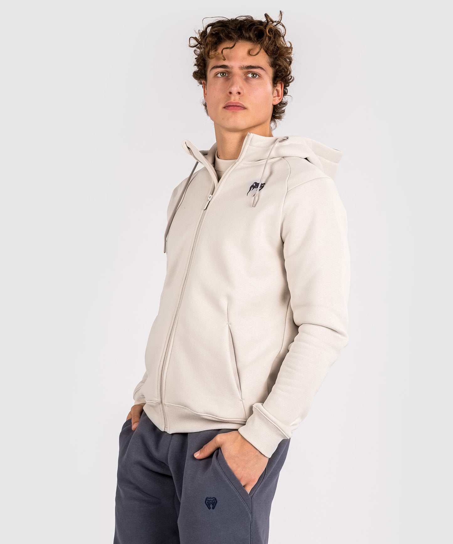 Venum Strikeland Full Zip Hoodie - Greige