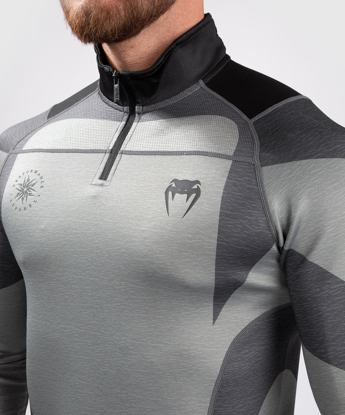 T-shirt Dry Tech Venum Stone - Manches Longues - Vert Minéral